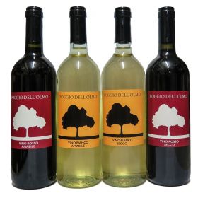 KIT DEGUSTAZIONE  Poggio dell'Olmo VINO DA TAVOLA